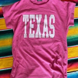 Pink Texas Knit Top
